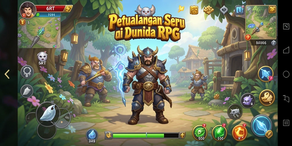 Tangkapan layar dari gameplay seru 6RT yang penuh aksi RPG.