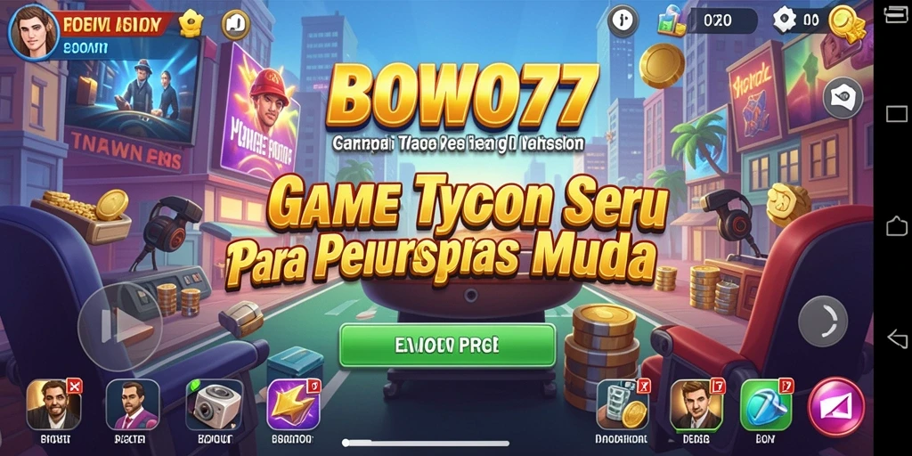 Tampilan menarik gameplay BOWO77 yang menghadirkan tantangan Tycoon.