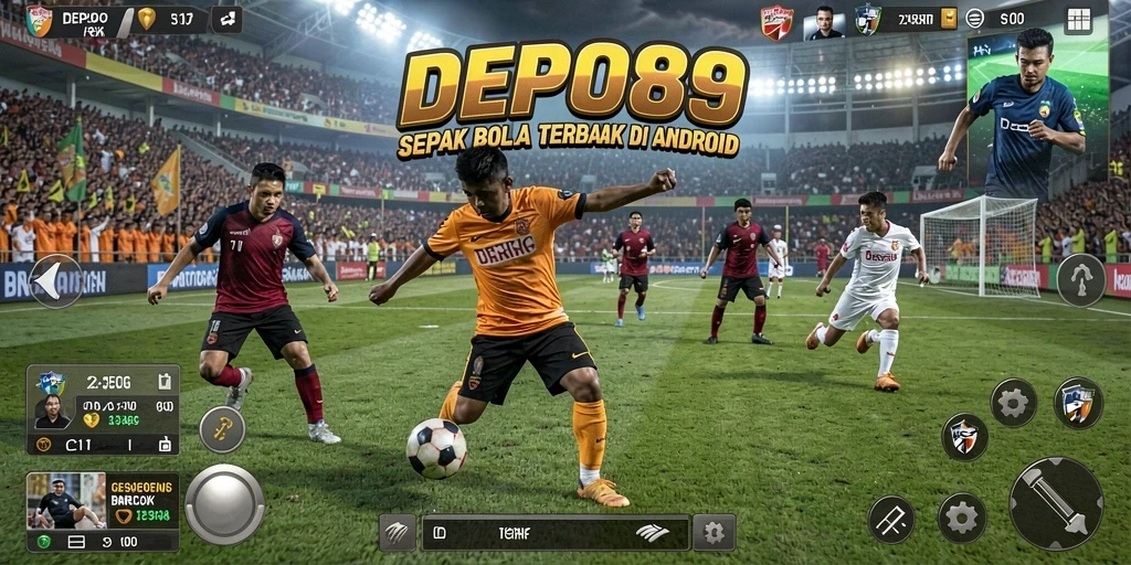 Screenshot gameplay DEPO89 yang menampilkan pertarungan sengit di lapangan.