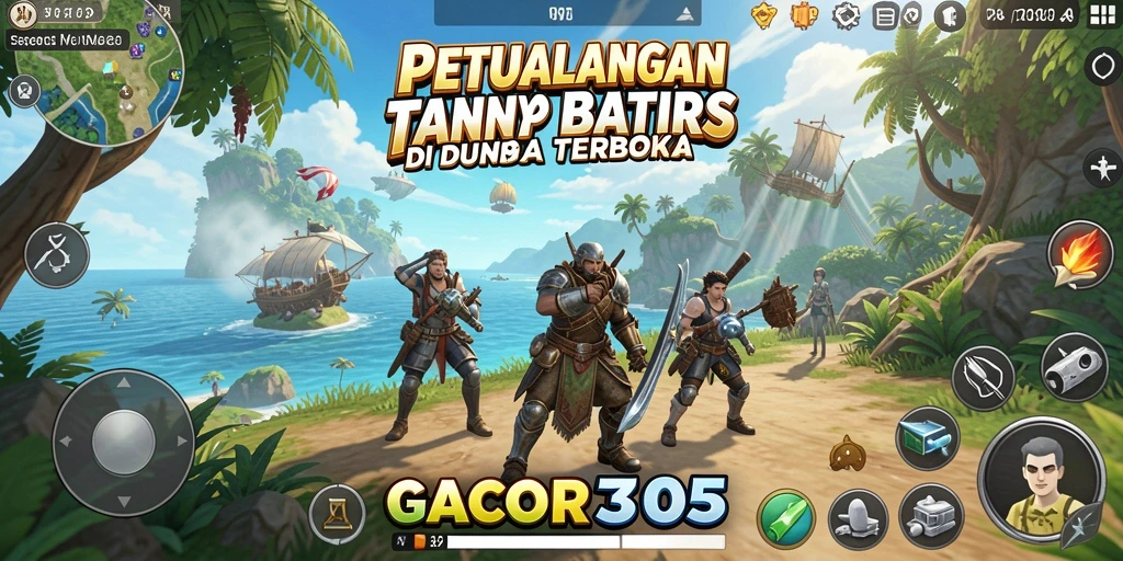 Gameplay seru GACOR305 dalam dunia terbuka yang luas.