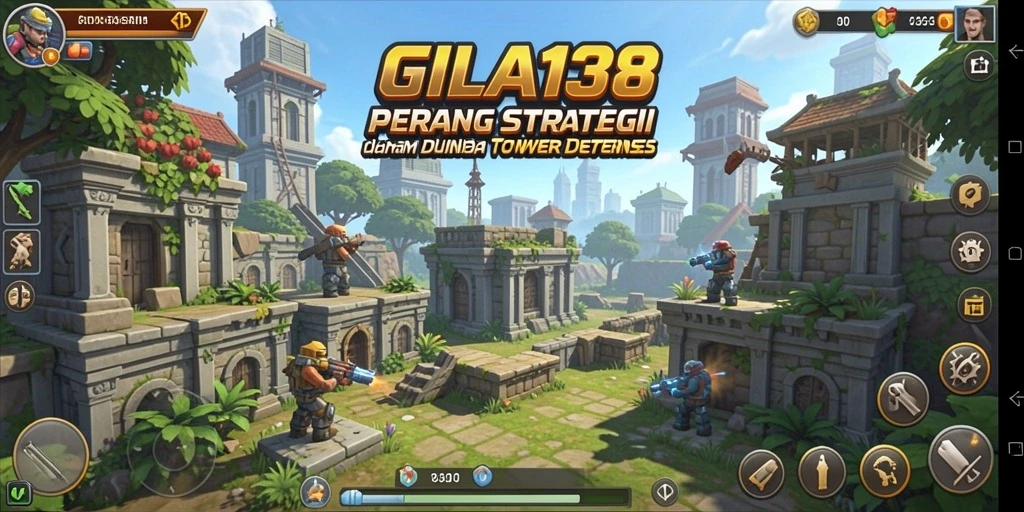 Gameplay menegangkan GILA138 dengan strategi Tower Defense yang mendebarkan.