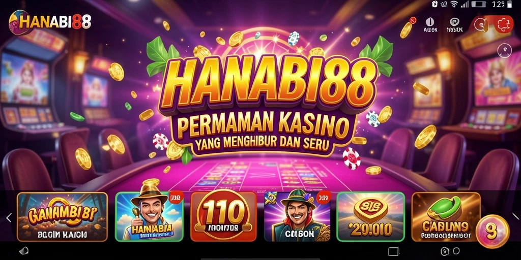 Tangkapan layar HANABI88 menampilkan gameplay Kasino yang seru dan interaktif.
