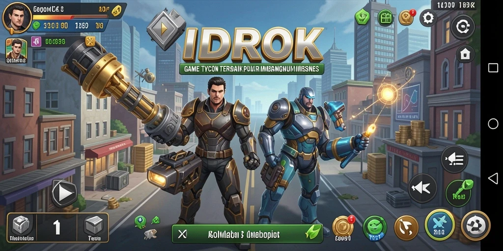 Tampilan gameplay IDROK yang menarik dan interaktif.