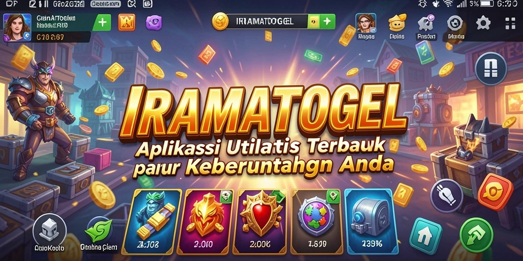 Screenshot utama IRAMATOGEL menampilkan analisis angka yang efektif.