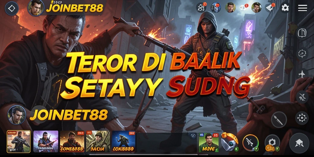 Tampilan gameplay terkini dari JOINBET88 dengan suasana menyeramkan.