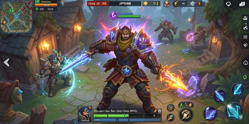Tampilan gameplay seru di JPS88 dengan aksi pertarungan epik.