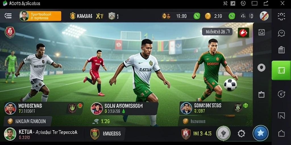 Tampilan gameplay taruhan olahraga di KETUA yang menarik.