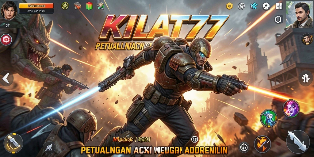 Screenshot KILAT77 menunjukkan aksi epik dalam gameplay.