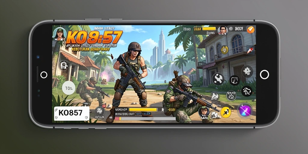 Tampilan antarmuka KO857 yang menarik dan fungsional.