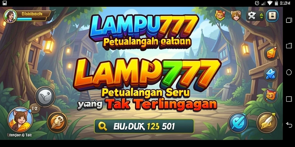 Screenshot gameplay LAMPU777 menampilkan aksi petualangan yang seru.