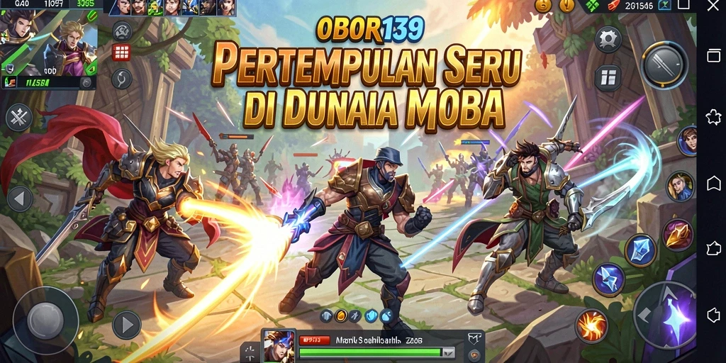 Gameplay seru OBOR138 yang melibatkan kerjasama tim.