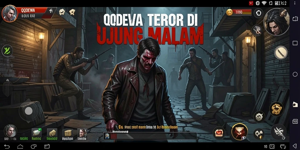 Gameplay seram dengan suasana angker di QQDEWA.
