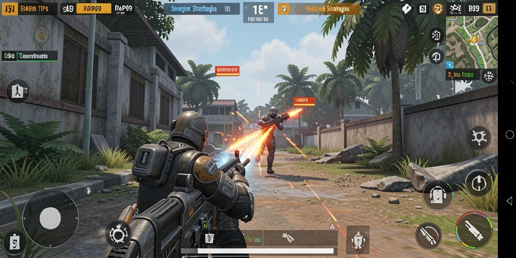 Gambar gameplay seru dari RAP89 dengan aksi tembak-menembak yang mendebarkan.
