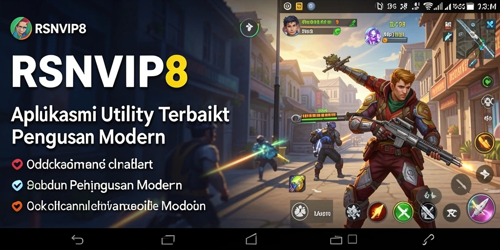 Tampilan utama RSNVIP8 dengan antarmuka yang intuitif dan mudah digunakan.