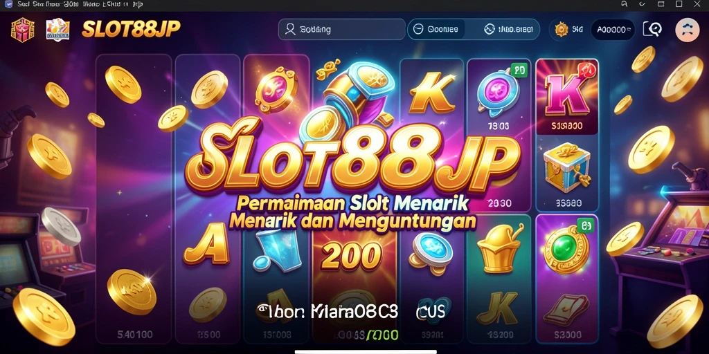 Screenshot menunjukkan kegembiraan gameplay SLOT88JP dengan animasi yang menarik.