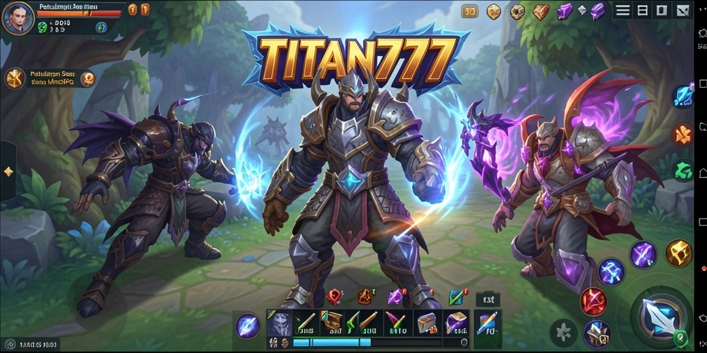 Gameplay yang menarik di dunia luas TITAN777.